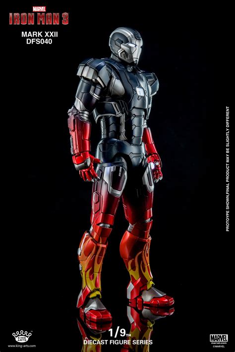 King Arts Iron Man 3 1/9 Diecast Figure Series: Iron Man Mark 22