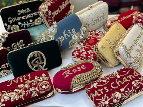 Luxury Hand-Embroidered Clutches, Potlis & Bangle Boxes | Perfect Cutt
