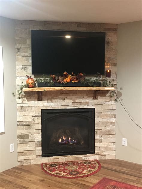 Corner Fireplace Mantels, Corner Fireplace Makeover, Corner Fireplace ...