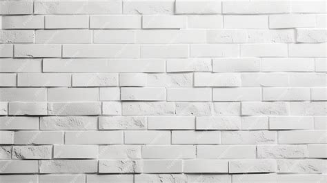Premium Photo | White brick floor and white empty room background