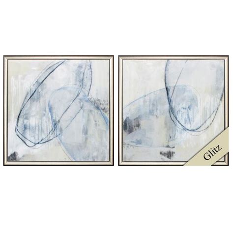 HomeRoots Silver Wood Framed 21-in H x 21-in W Abstract Wood Print at ...