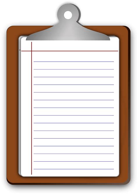 Clipboard Clipart - Clipart.World
