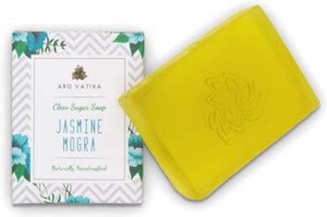 Arovatika Glycerine Handmade Soap, Jasmine Mogra Clear Sugar Soap (100g ...