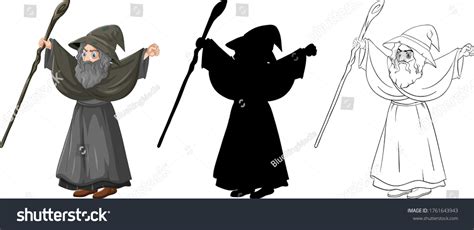 Image result for Wizard Outline