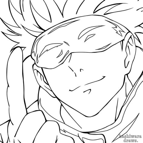 Anime Coloring Pages Gojo [2025]