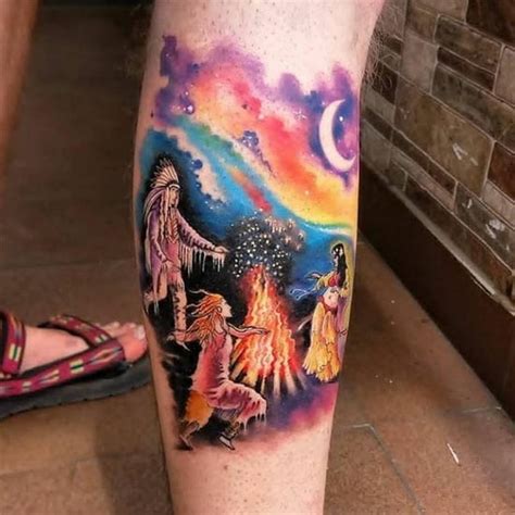 Calf Tattoo Designs & Ideas for Men and Women