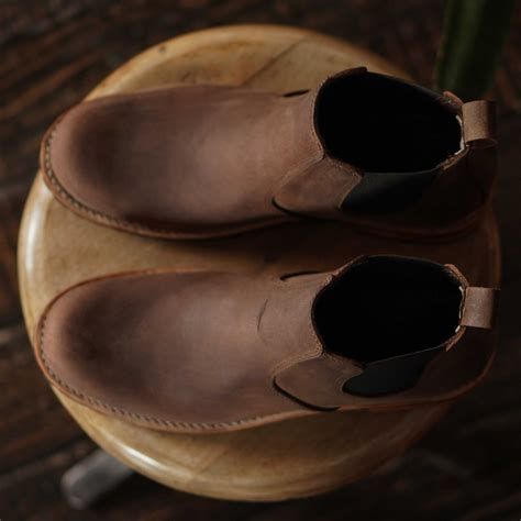 Chelsea Explorer Leather Boots (Vintage Brown) Goodyear Welted – Craft ...