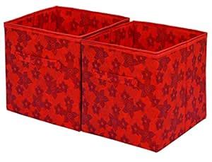 Kuber Industries Metallic Design Non Woven 2 Pieces Large Foldable ...