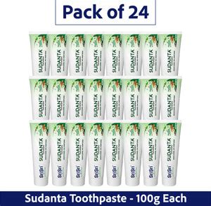 Sri Sri Tattva Sudanta With Smile ToothBrush Inside|Non-Fluoride|100% ...