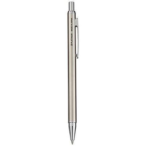 Platinum Oil-based Stainless Steel Hairline 0.7mm Ballpoint Pen – Unicols