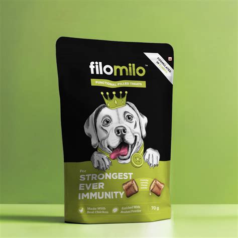 Filomilo Functional Filled Treats For Dogs - Strongest Ever Immunity