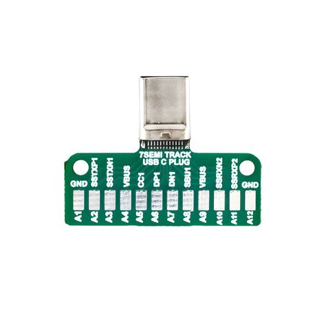7Semi USB-C 3.1 Male Breakout 24 Pins PCB Type-C Connector