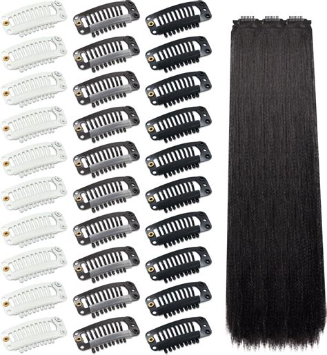 Amazon.com : Dizila 30 Pieces 3.2cm/1.3" Wig Clips to Secure Wig No Sew ...