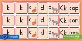 Graad 1 Klankeprogram Week 6 Flitskaarte (teacher made)