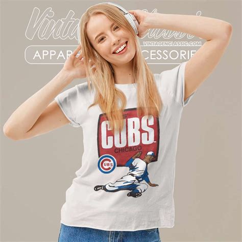 Topps Chicago Cubs Shirt - Vintagenclassic Tee