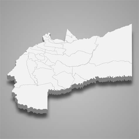 3d map of Meta is a department of Colombia 8064394 Vector Art at Vecteezy