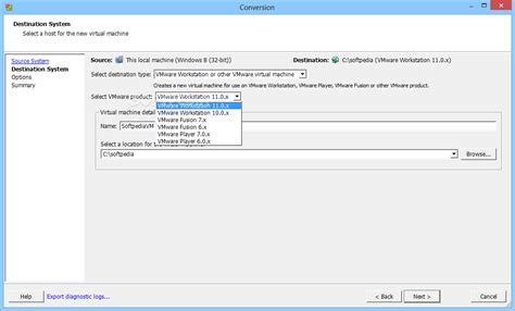 VMware Converter : How to perform P2V and V2V Migration