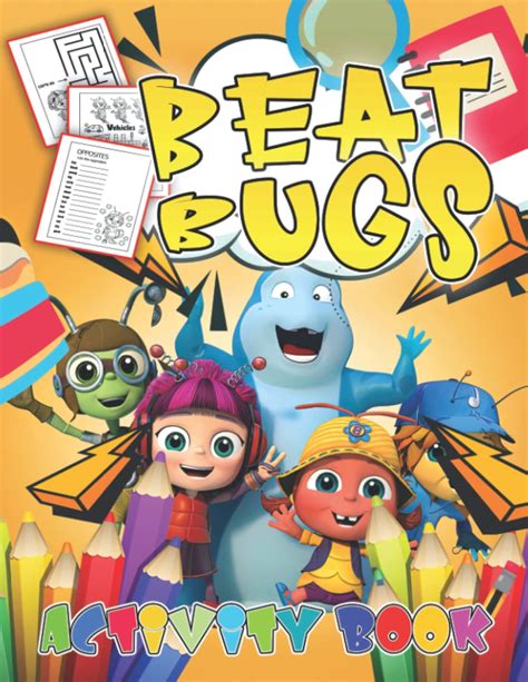 Buy B͚eát B͚ugs Activity Book: Adorable Cartoon Characters Collection ...