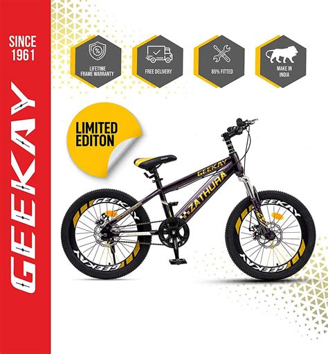 Geekay Kids Cycle 20 inch non gear wheel for boys girls Bicycle | Sing ...