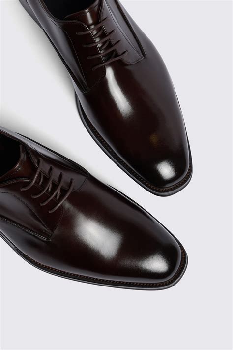John White Wilms Brown Derby Shoe | Buy Online at Moss