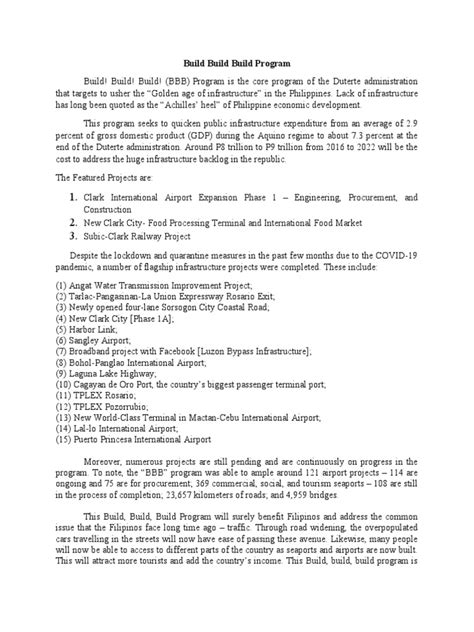 Build Build Build Program Philippines 的图像结果