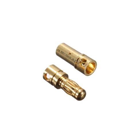 3.5MM BULLET CONNECTORS GOLD PLATED FOR HIGH CURRENT