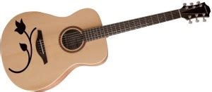 CVANU Flower Logo Musical Instument Guitar Sticker Decal_IC128(Black ...