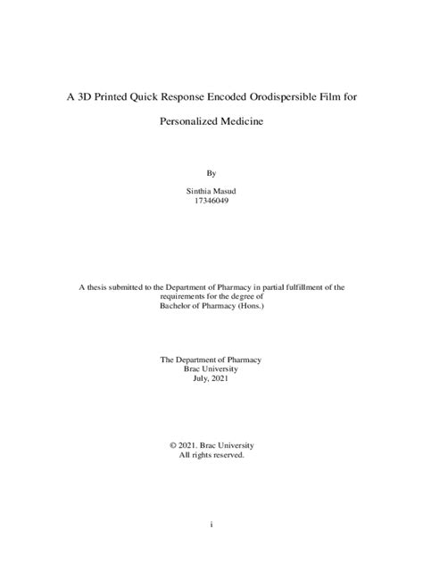 Fillable Online Drop-On-Powder 3D Printing of Tablets with an Anti ...