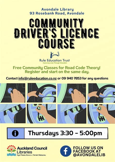Community Drivers Licence Class by Rule Education, 93 Rosebank Road ...