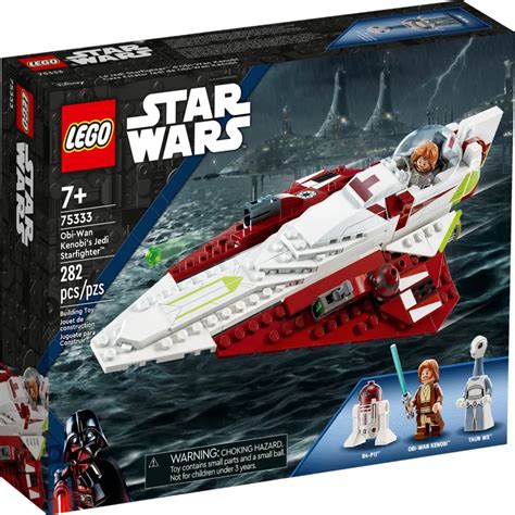 LEGO 75333 Star Wars Obi-Wan Kenobi’s Jedi Starfighter - 282 Pieces ...