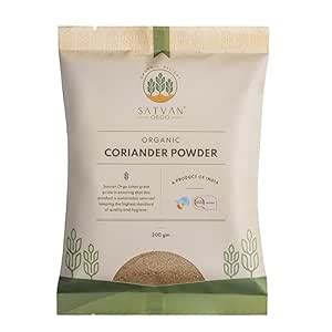 SATVAN ORGO Organic Coriander Powder – 200g(Pack Of 1) / Dhaniya Powder ...