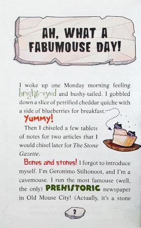 Geronimo Stilton Cavemice Help I'm In Hot Lava (P) – Books and You