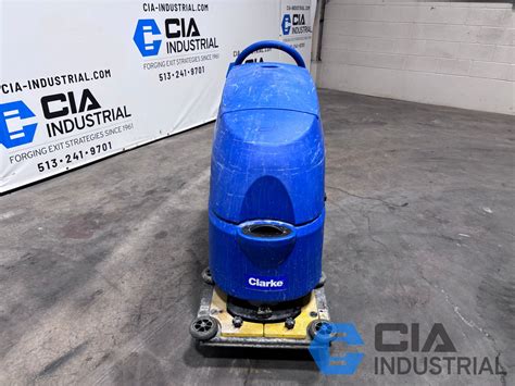 { Choice of lots: 130, 131 } CLARKE MODEL CA60 20B WALK BEHIND ELECTRIC ...