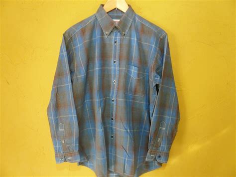 Mcgregor マクレガービンテージ オープンカラーチェックシャツ | LONERS