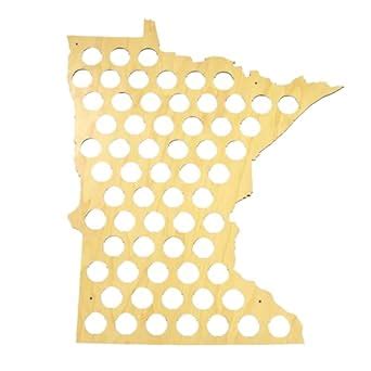 Amazon.in: Buy All 50 States Beer Cap Map - Minnesota Beer Cap Map MN ...