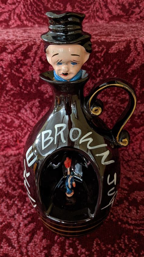 Vintage Little Brown Jug Pottery Pitcher Jug Music Box - Etsy