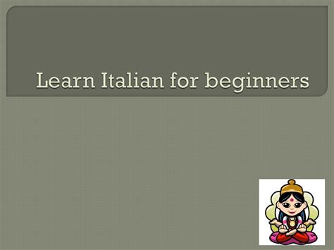 Basic Italian Lesson 的图像结果