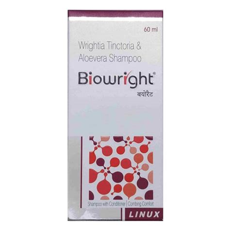 Biowright Shampoo, 60 ml Price, Uses, Side Effects, Composition ...
