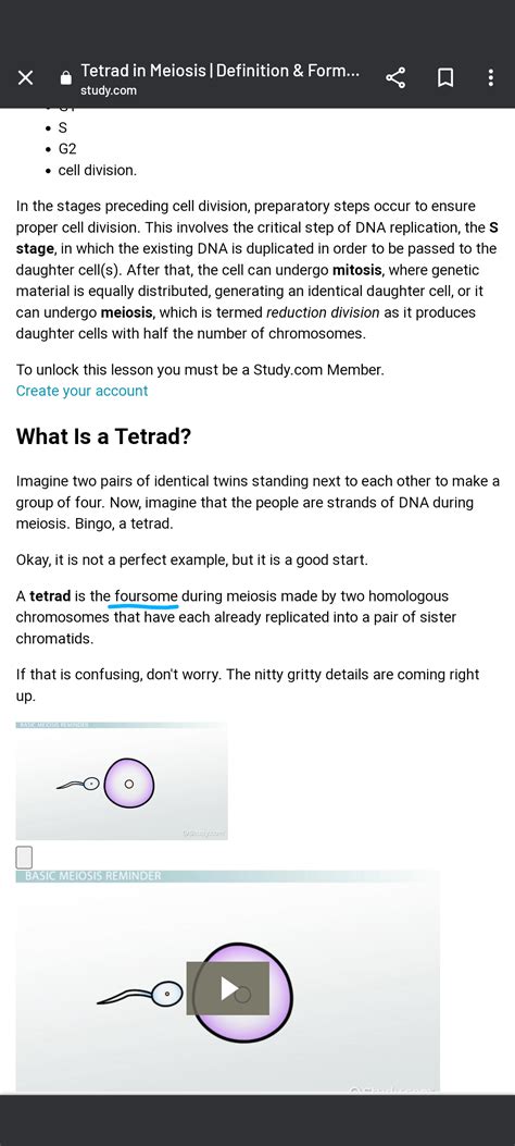 Tetrad Definition