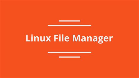 Linux File Manager 的图像结果