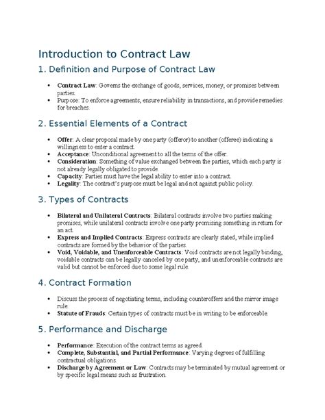 Image result for Introduction to Contract Law Tutorial