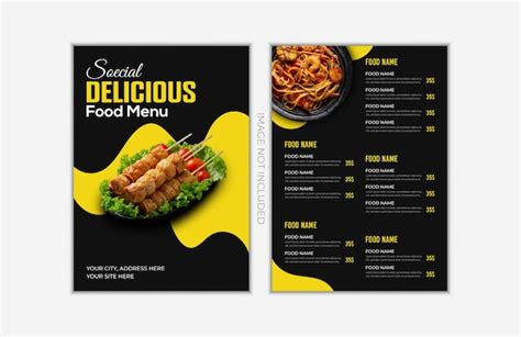 Menu Card in MS Design 的图像结果