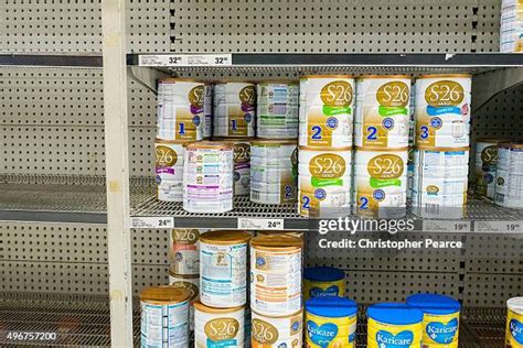 A baby formula display sits nearly empty at a Target store in Orlando.