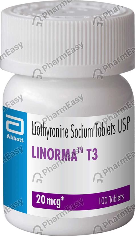 Linorma T3 20mcg Tablet: Uses, Side-effects, Price, Dosage & More Info ...