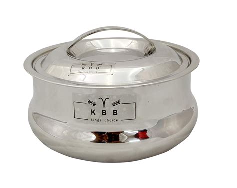 Buy KBB Stainless Steel Premium Belly HOT Pot Casserole |AIR Tight ...