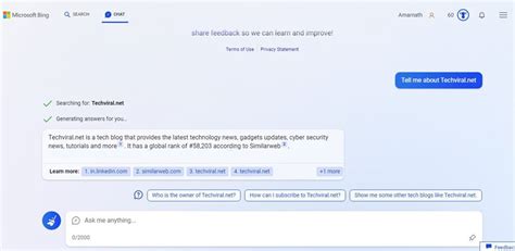 Bing Chat App 的图像结果