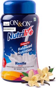 on and on On & On Nutrilife Vanilla flavour Powder (750g) Price in ...