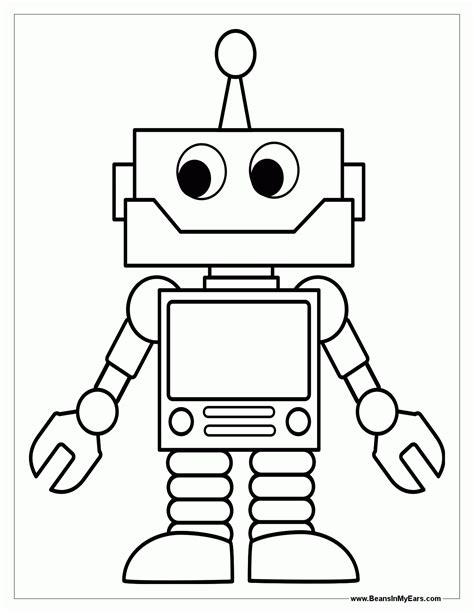 Coloring Pages Of Robots To Print - Coloring Home