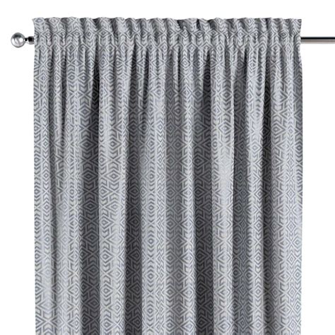 Vorhang mit Tunnel und Köpfchen, anthrazit-grau, 144-12 - Dekoria.de