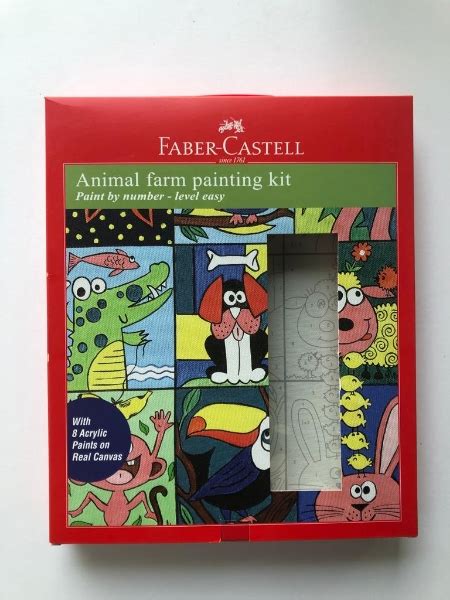 htconline.in| Faber-Castell Animal Farm Painting Kit - Level Easy